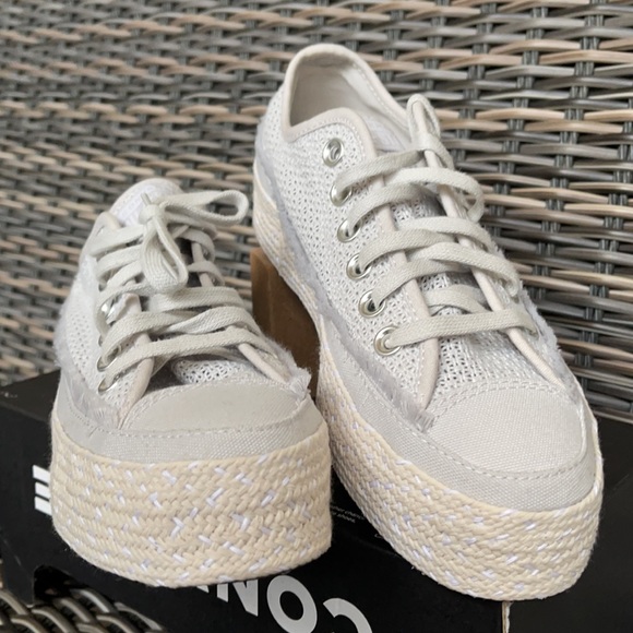 Converse Ctas Espadrille OX Mouse/White/Natural WMNS - Picture 8 of 16